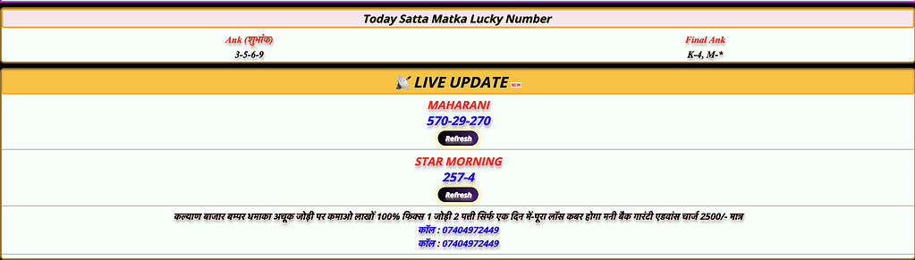 Screenshot 2024 09 07 at 12.17.04 PM S a t t a Matka: Get Complete Details on the Online Matka Game in 2024